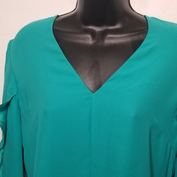 Lewitt Silk Ruffle sleeve blouse - Picture 11 of 12